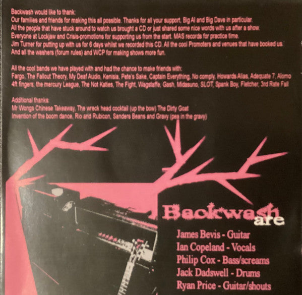 Backwash (5) : What A Difference Two Years Makes (CD, MiniAlbum)