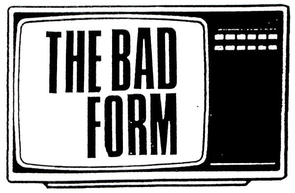The Bad Form : The Bad Form (7")