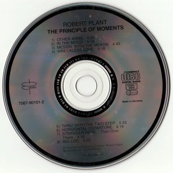 Robert Plant : The Principle Of Moments (CD, Album, RE)