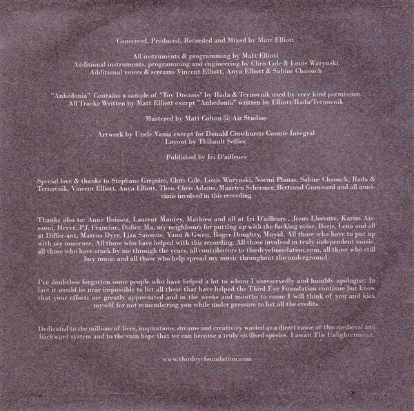 The Third Eye Foundation : The Dark (CD, Album)