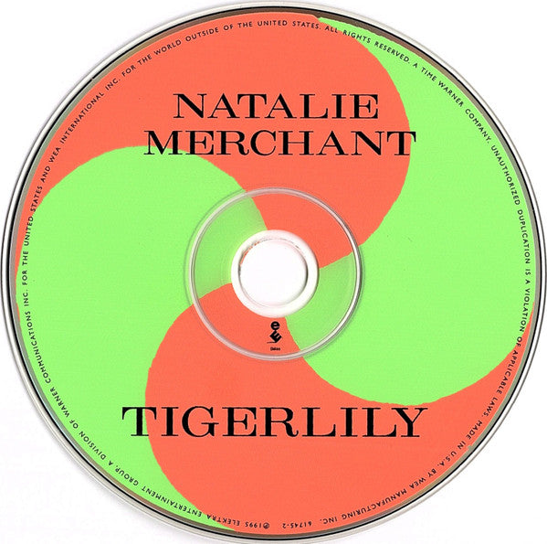 Natalie Merchant : Tigerlily (CD, Album, ARC)