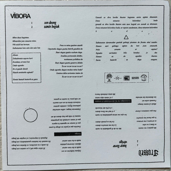 Crossed (3) & Víbora* : Pena (7", EP)