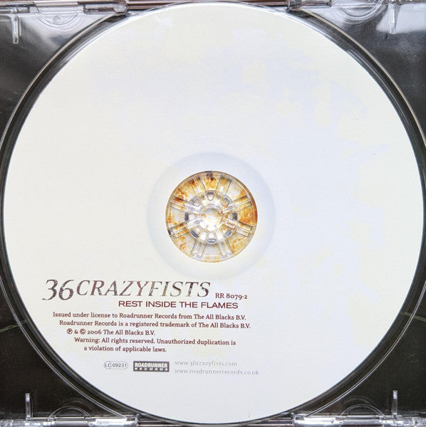 36 Crazyfists : Rest Inside The Flames (CD, Album)