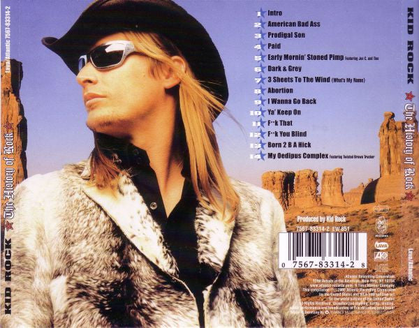 Kid Rock : The History Of Rock (CD, Comp)