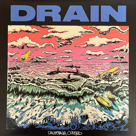 Drain (17) : California Cursed (LP, Album, Ltd, RP, Pin)