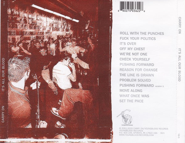 Carry On (2) : It's All Our Blood (CD, Comp, RM)