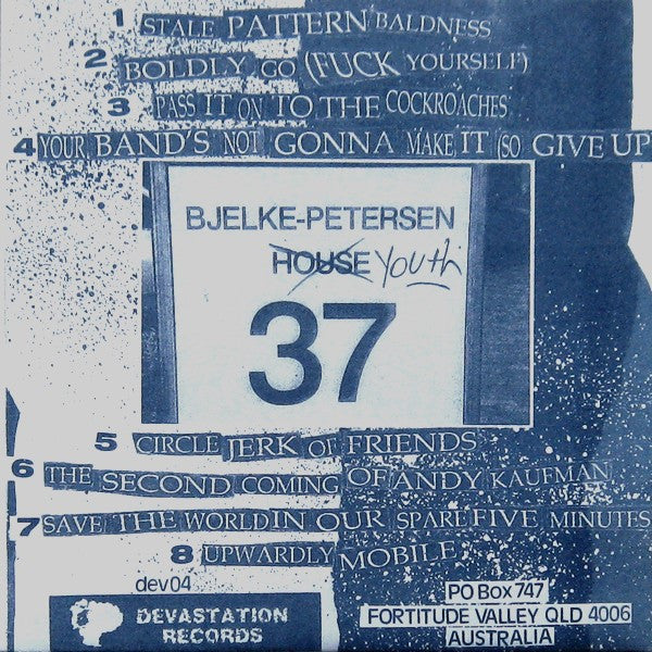 Bjelke-Petersen Youth : Bjelke-Petersen Youth (7", EP, Ora)