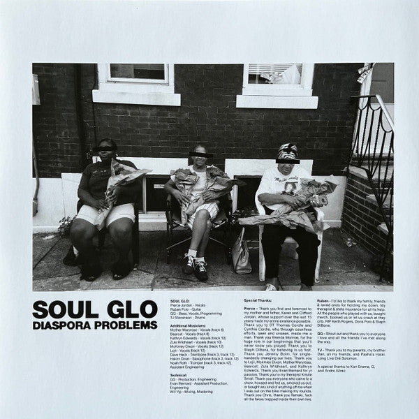 Soul Glo : Diaspora Problems (LP, Album, Whi)