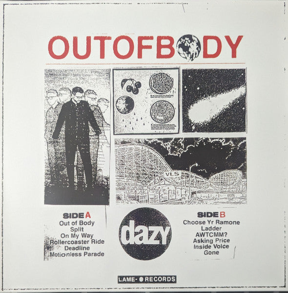 Dazy (4) : Out Of Body (LP, Ltd, Red)