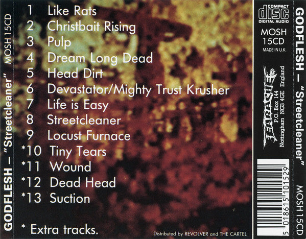 Godflesh : Streetcleaner (CD, Album, RE)
