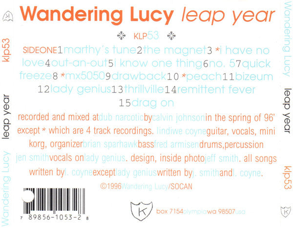 Wandering Lucy : Leap Year (CD, Album)