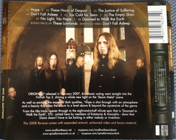 Swallow The Sun : Hope (CD, Album, Enh)