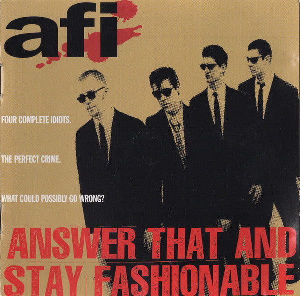 AFI : Answer That And Stay Fashionable (CD, Album)