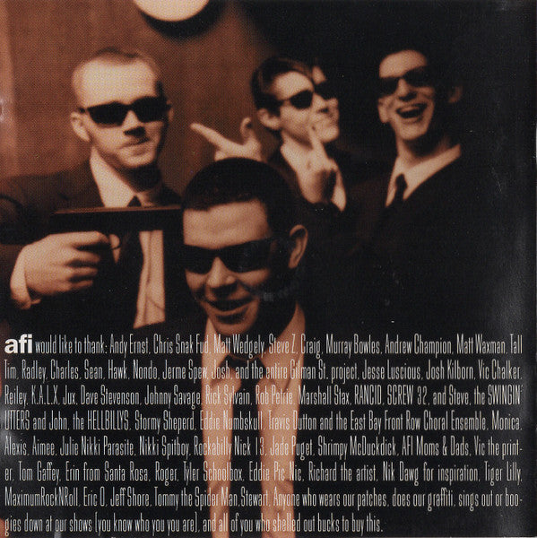 AFI : Answer That And Stay Fashionable (CD, Album)