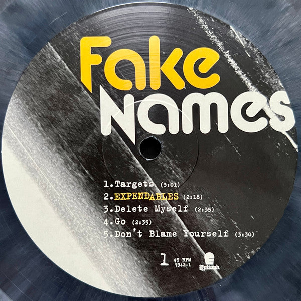Fake Names : Expendables (12", Album, Ltd, Bla)