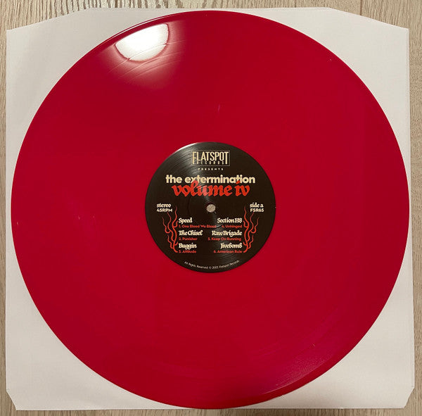 Various : The Extermination Volume. 4 (LP, Album, Comp, Red)