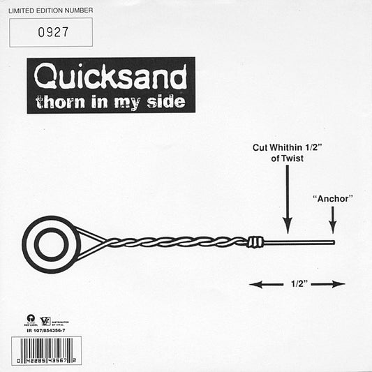 Quicksand (3) / Stanford Prison Experiment : Quicksand / Stanford Prison Experiment (7", Ltd, Red)