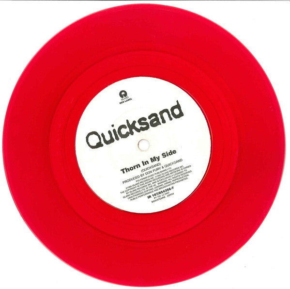 Quicksand (3) / Stanford Prison Experiment : Quicksand / Stanford Prison Experiment (7", Ltd, Red)