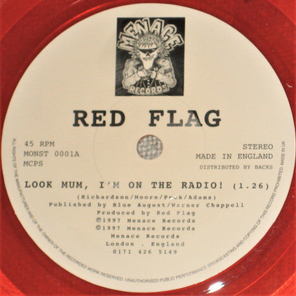 Red Flag* : Red Flag 77 Live At The Silver Star (7", Red)