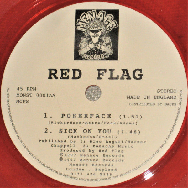 Red Flag* : Red Flag 77 Live At The Silver Star (7", Red)