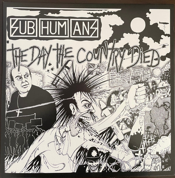 Subhumans : The Day The Country Died (LP, Album, Ltd, RM, Whi)