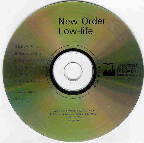 New Order : Low-life (CD, Album, Pre)