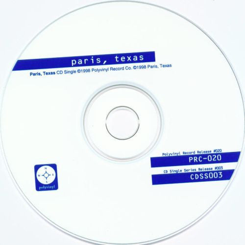 Paris, Texas : Polyvinyl CD Single Series 003 (CD, Single)