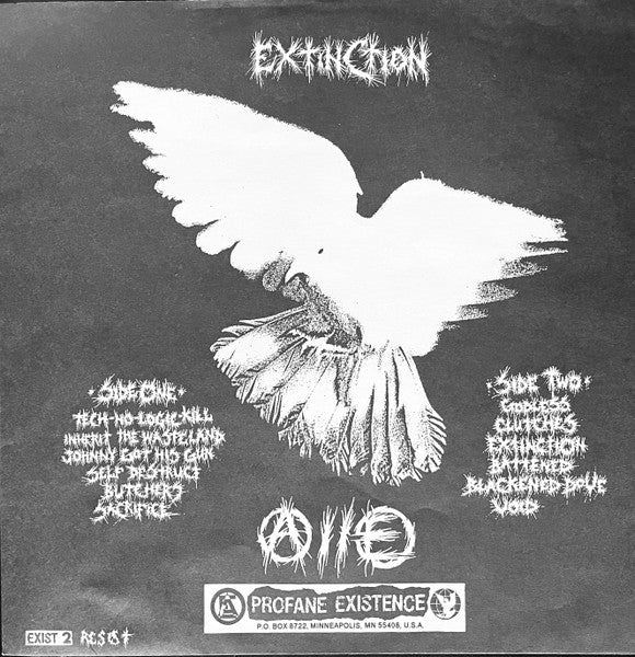Nausea (2) : Extinction (LP, Album, RP)