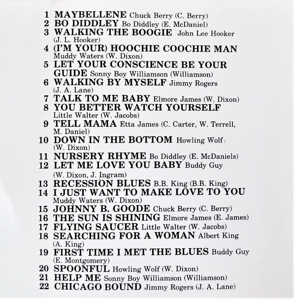 Various : Chess: The Rhythm And The Blues (CD, Comp, Mono)