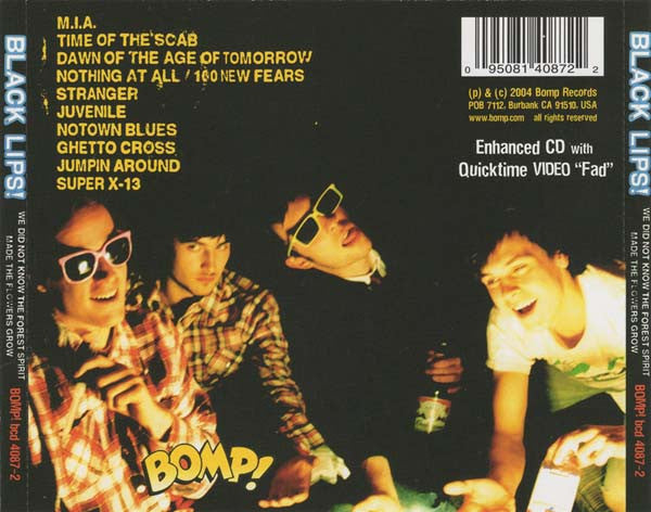 The Black Lips : We Did Not Know The Forest Spirit Made The Flowers Grow (CD, Album, Enh)