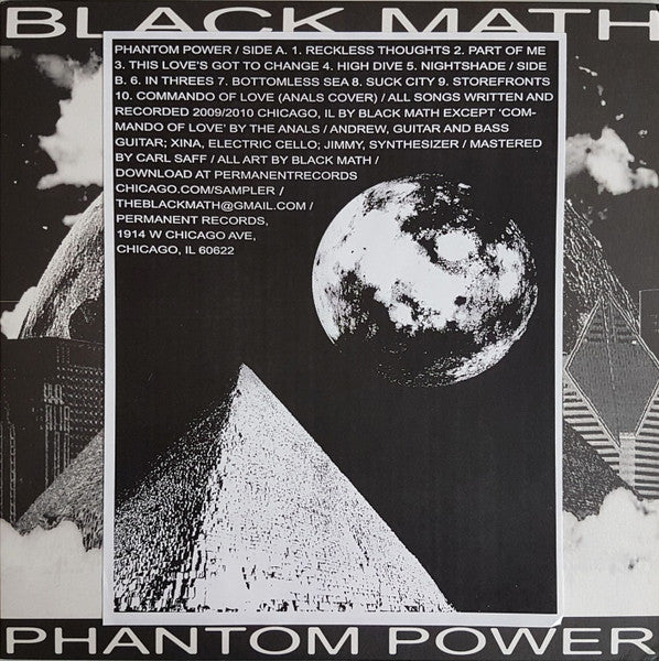 Black Math : Phantom Power (LP, Ltd, Whi)