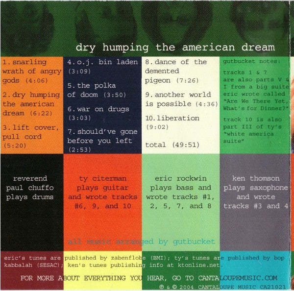 Gutbucket : Dry Humping The American Dream (CD, Album)