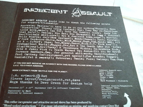 Anorexia (3) / Indecent Assault : United We Stand... But So Do They! (7")