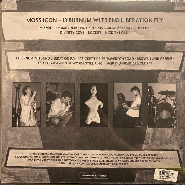 Moss Icon : Lyburnum Wits End Liberation Fly (LP, Album, RE, RM, Cle)