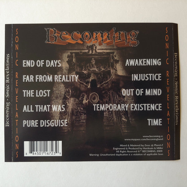 Becoming (5) : Sonic Revelations (CD, Album)