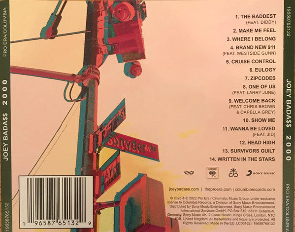 Joey Bada$$ : 2000 (CD, Album)