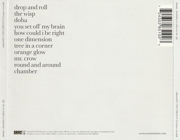 Simian : Chemistry Is What We Are (Lp) (CD, Album, Enh)