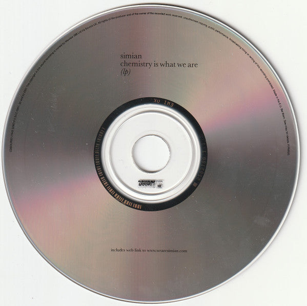 Simian : Chemistry Is What We Are (Lp) (CD, Album, Enh)