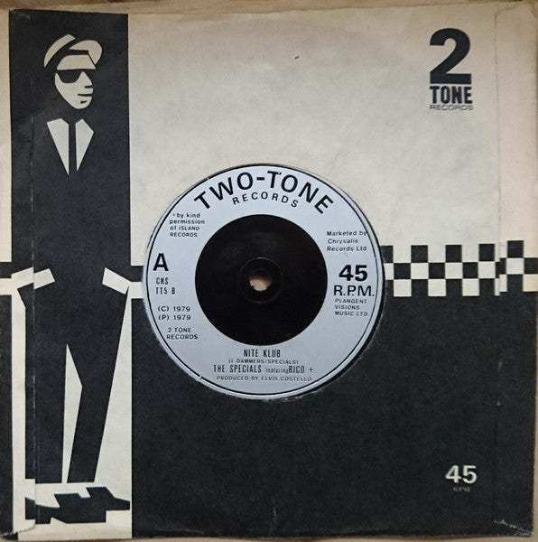 The Specials Featuring Rico* : A Message To You Rudy / Nite Klub (7", Single, Sil)