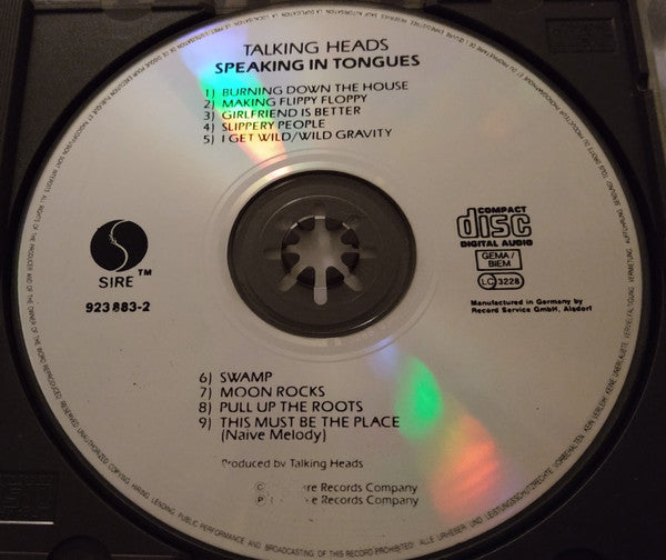 Talking Heads : Speaking In Tongues (CD, Album)