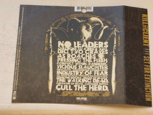 Kill The Client : Set For Extinction (CD, Album)