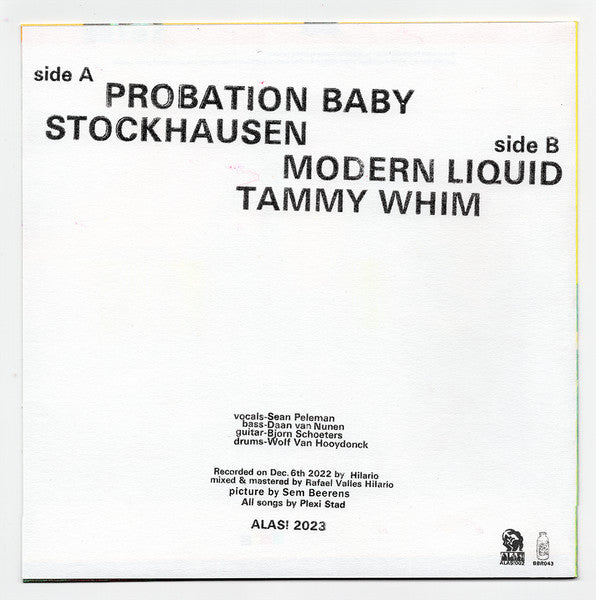 Plexi Stad : Probation Baby (7", EP)