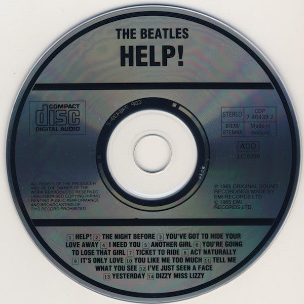 The Beatles : Help! (CD, Album, RE)