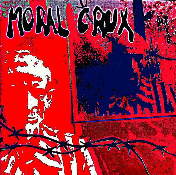 Moral Crux : Moral Crux (LP, Album, RE, Whi)