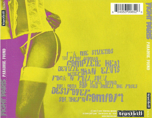 Fight Paris : Paradise Found (CD, Album)