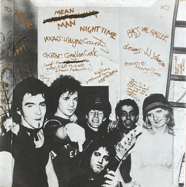 Wayne County And The Electric Chairs : Blatantly Offenzive E.P. (7", EP, Gol)