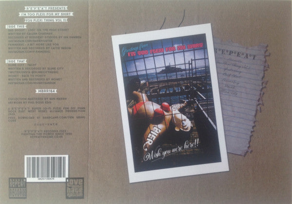 Various : I'm Too Flexi For My Shirt (Flexi, 7", Shape, RSD, Ltd, Blu)