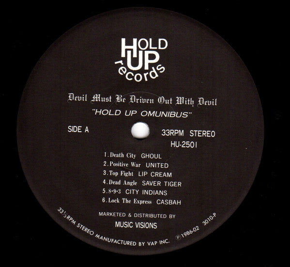 Various : Devil Must Be Driven Out With Devil - Hold Up Omnibus (LP, Comp)