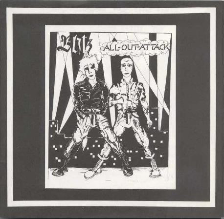 Blitz (3) : All Out Attack E.P. (7", EP, RP, W/Lbl)