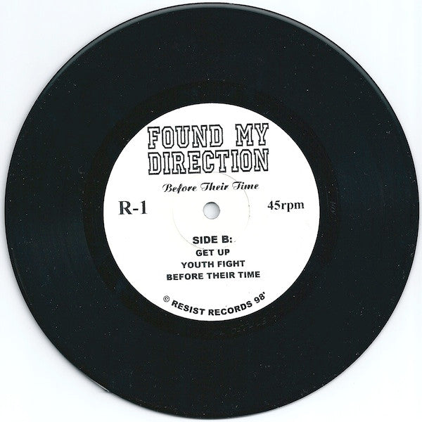 Found My Direction : Before Their Time (7")